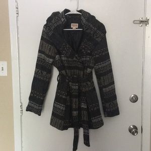 Pea Coat, Jacket, Hooded Winter Coat